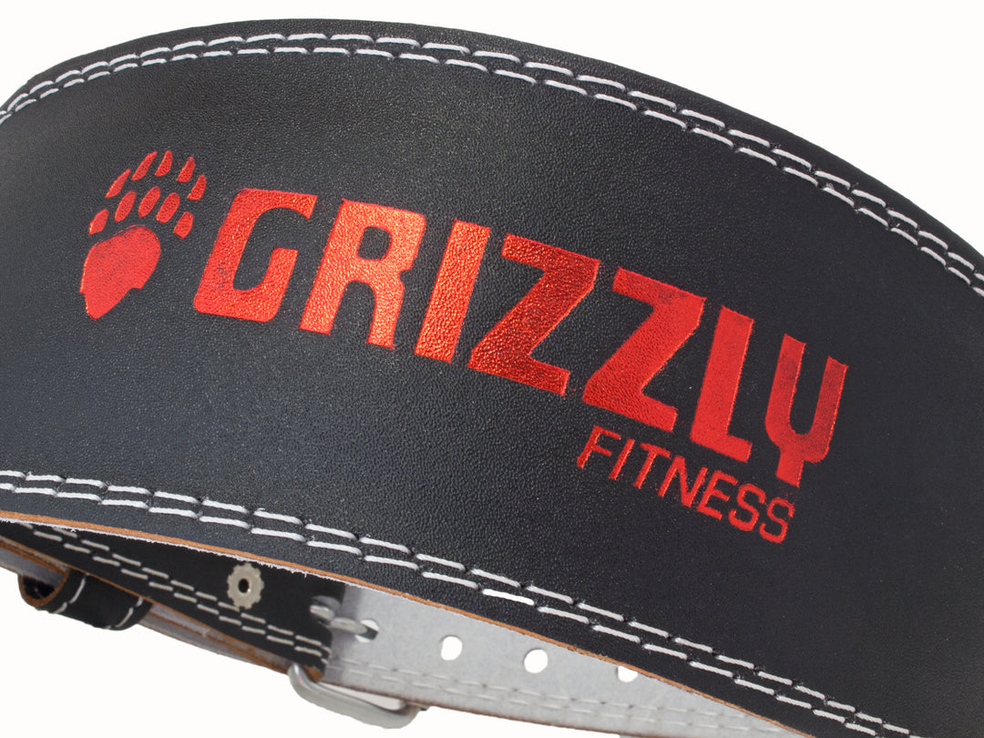 padded leather weightlifting belt