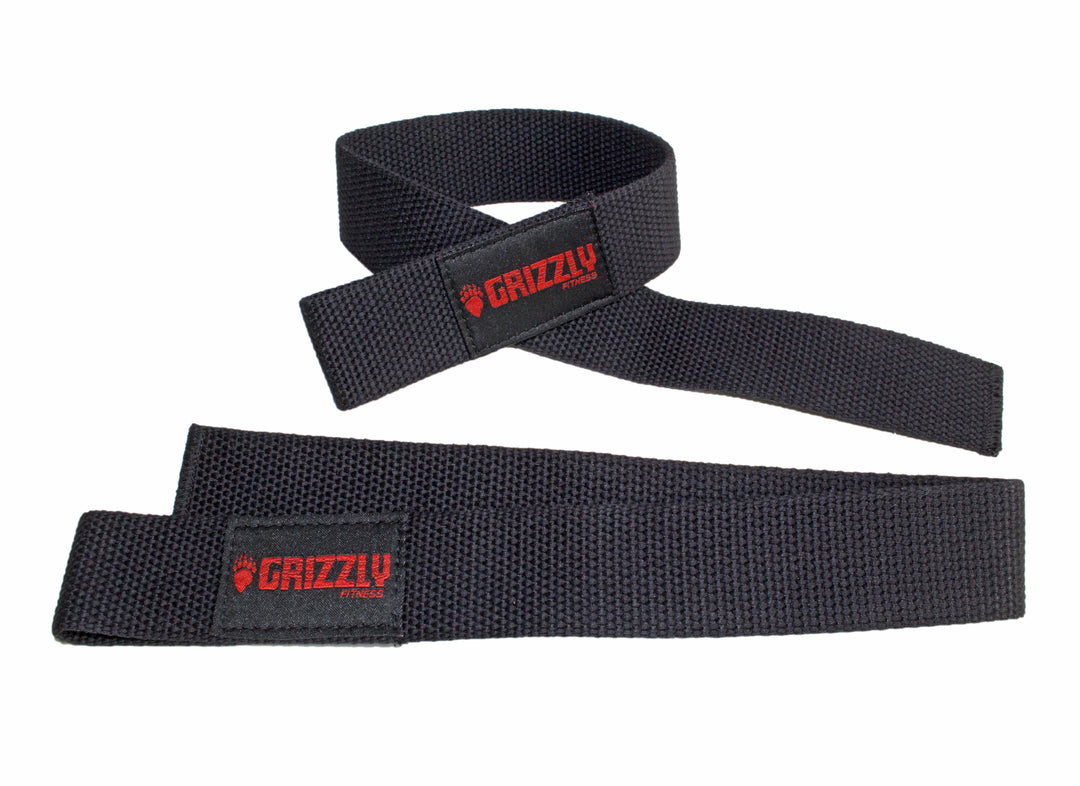 Grizzly Fitness Bracelets d'haltérophilie en coton et nylon pour hommes et femmes (paire taille unique)