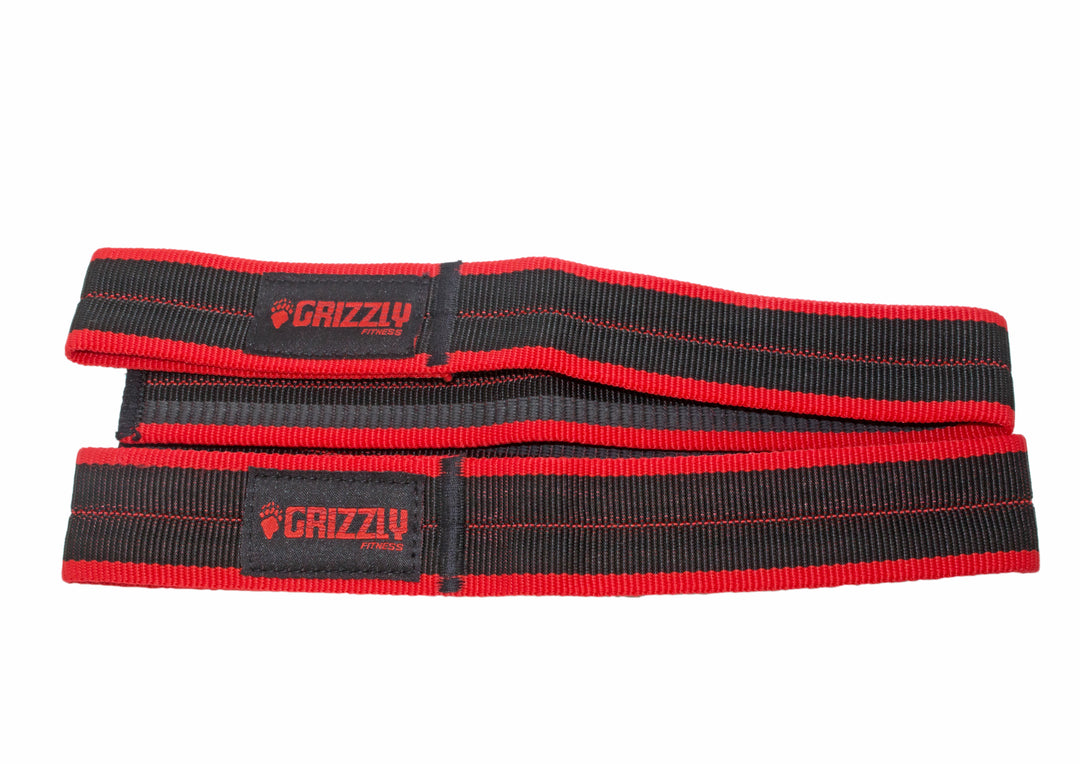 Grizzly Fitness Super Grip Deluxe Pro Weight Lifting Straps for Men and Women (One-Size Pair, Not Sold in the US)