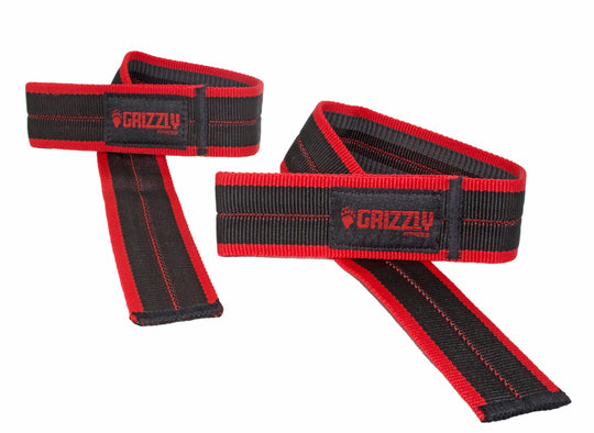 Grizzly Fitness Super Grip Deluxe Pro Weight Lifting Straps for Men and Women (One-Size Pair, Not Sold in the US)