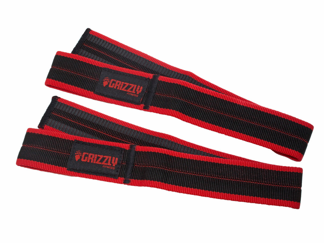 Grizzly Fitness Super Grip Deluxe Pro Weight Lifting Straps for Men and Women (One-Size Pair, Not Sold in the US)