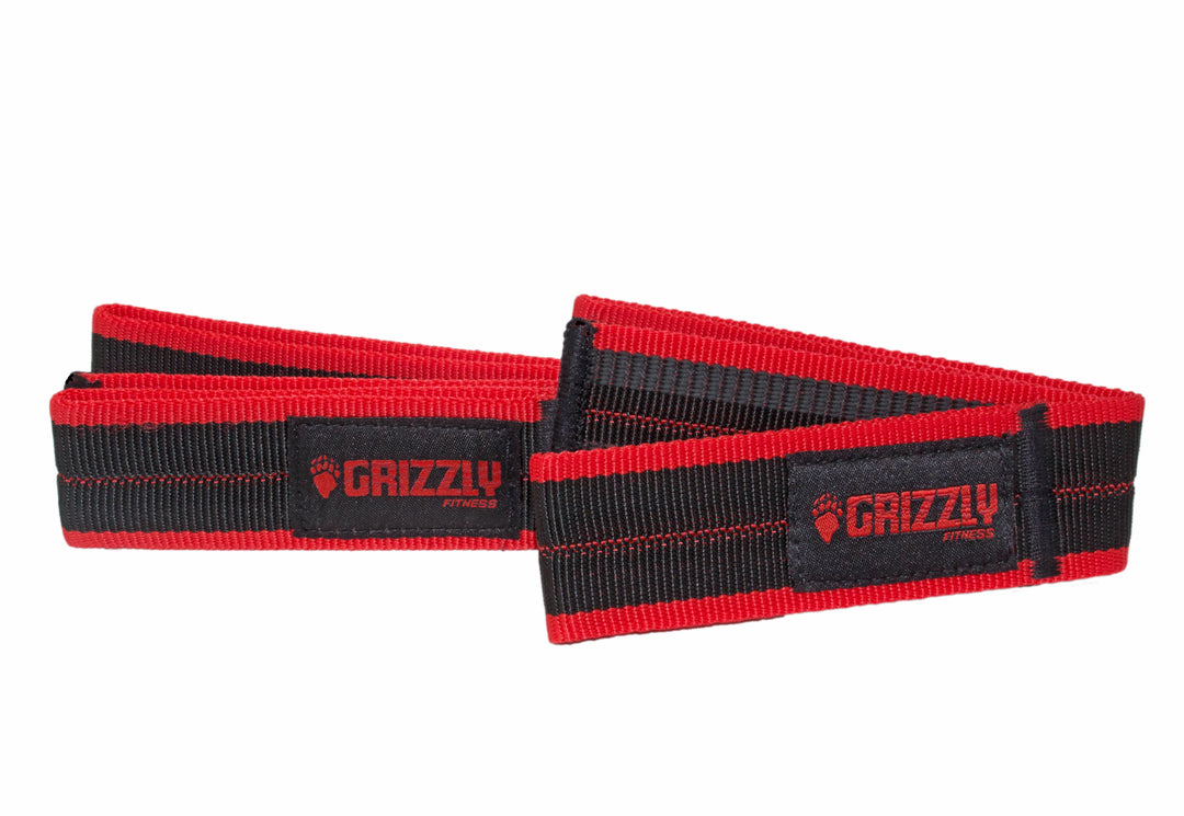 Grizzly Fitness Super Grip Deluxe Pro Weight Lifting Straps for Men and Women (One-Size Pair, Not Sold in the US)