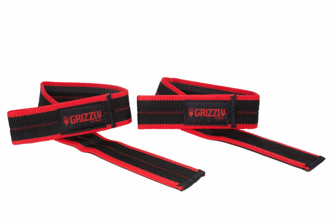 Grizzly Fitness Super Grip Deluxe Pro Weight Lifting Straps for Men and Women (One-Size Pair, Not Sold in the US)