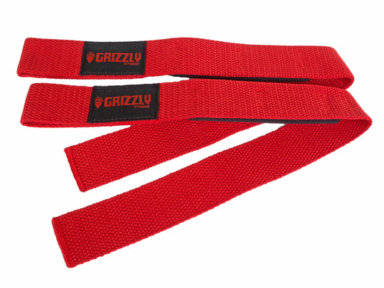 Grizzly Fitness Rembourré Coton et Nylon Poignets d'Haltérophilie pour Hommes et Femmes (Paire Taille Unique)