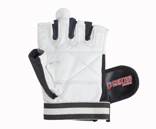 Grizzly Paw Premium Leather Padded Weight Training Gloves for Men and Women (Pair)