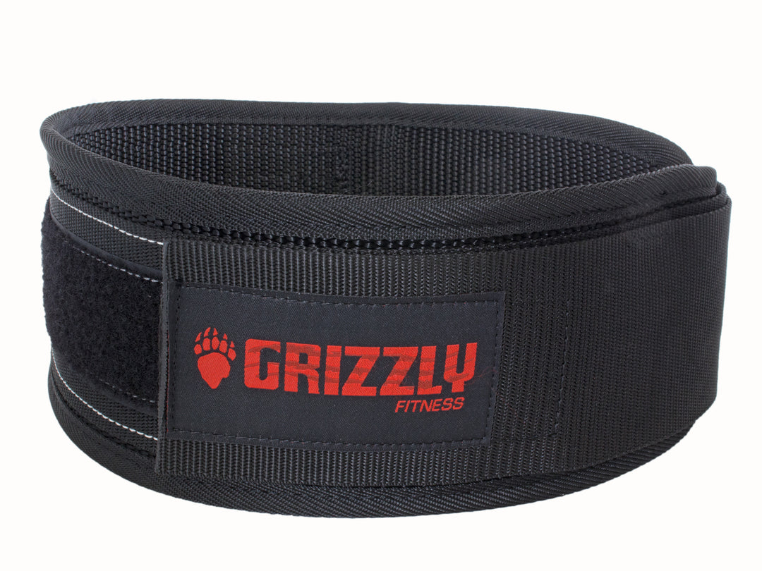 Grizzly Fitness Bear Hugger Nylon Pro Weight Training Belt for Men and Women