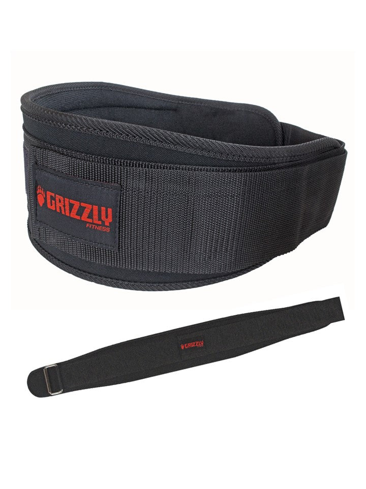 Grizzly Fitness Soflex Nylon Pro Weight Training Belt for Men and Women